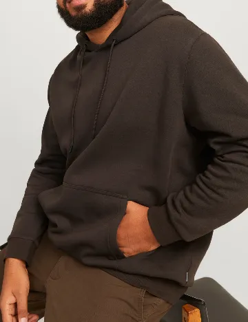 Hanorac Jack&Jones Plus Size Men, maro