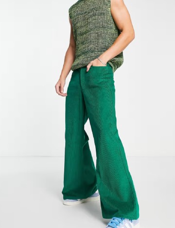 Pantaloni ASOS, verde