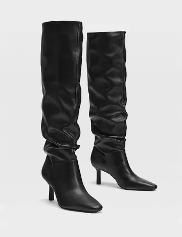 Cizme Stradivarius, negru Negru