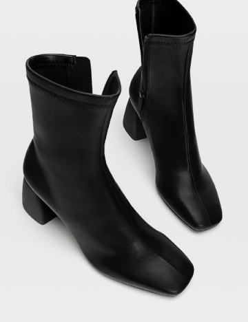 Botine Stradivarius, negru
