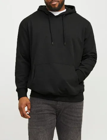 Hanorac Jack&Jones Plus Size Men, negru