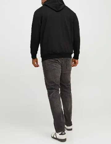 Hanorac Jack&Jones Plus Size Men, negru