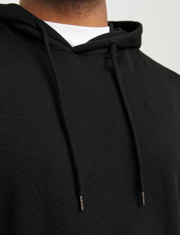 Hanorac Jack&Jones Plus Size Men, negru