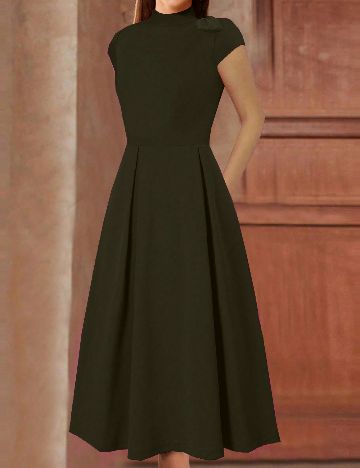 Rochie medie SHEIN, verde