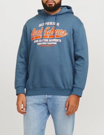 Hanorac Jack&Jones Plus Size Men, albastru