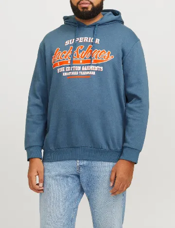 Hanorac Jack&Jones Plus Size Men, albastru