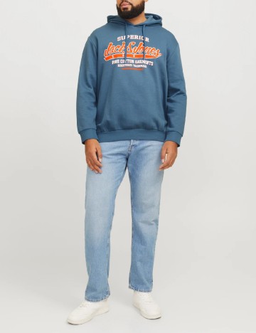 Hanorac Jack&Jones Plus Size Men, albastru