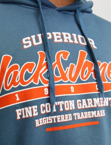 Hanorac Jack&Jones Plus Size Men, albastru