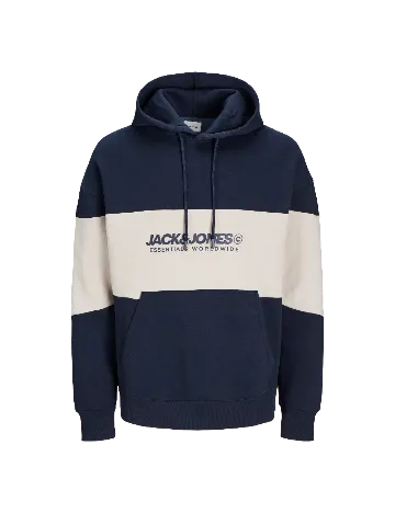 Hanorac Jack&Jones Plus Size Men, bleumarin inchis