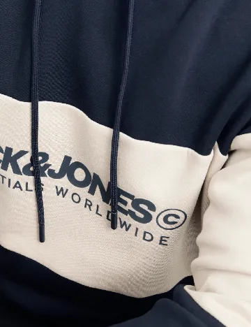 Hanorac Jack&Jones Plus Size Men, bleumarin inchis