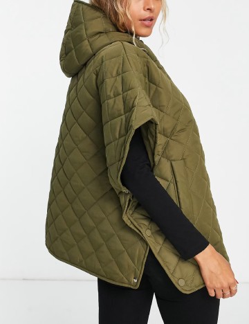 Poncho Threadbare, verde