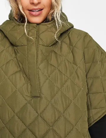 Poncho Threadbare, verde Verde