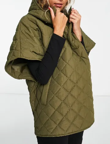 Poncho Threadbare, verde Verde