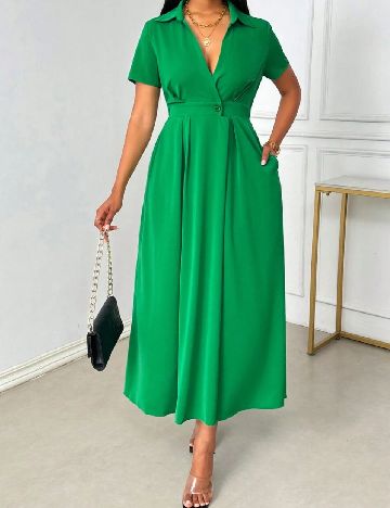 Rochie lunga SHEIN, verde