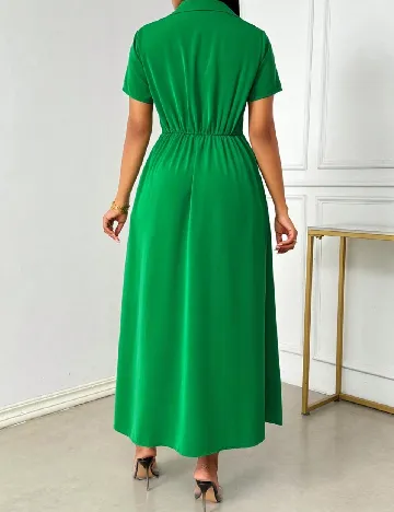 Rochie lunga SHEIN, verde Verde