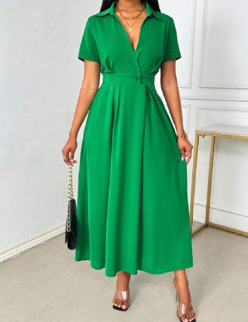 Rochie lunga SHEIN, verde
