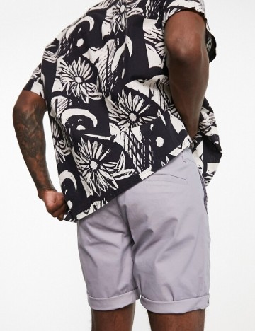 Set Pantaloni scurti 2 perechi ASOS, negru/gri