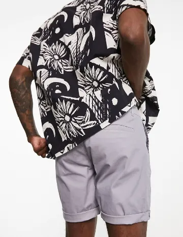 Set Pantaloni scurti 2 perechi ASOS, negru/gri