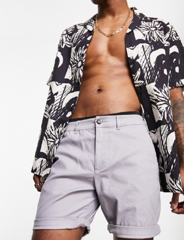 Set Pantaloni scurti 2 perechi ASOS, negru/gri