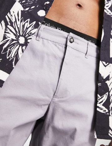 Set Pantaloni scurti 2 perechi ASOS, negru/gri