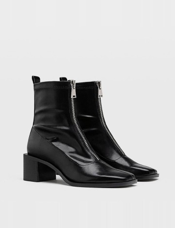Botine Stradivarius, negru