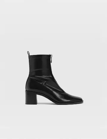Botine Stradivarius, negru Negru