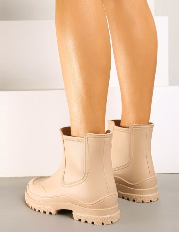 Ghete impermeabile Stradivarius, crem
