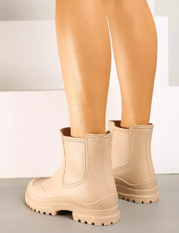 Ghete impermeabile Stradivarius, crem Crem