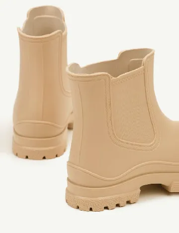 Ghete impermeabile Stradivarius, crem Crem