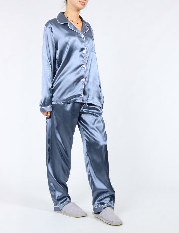 Pijama SHEIN, albastru