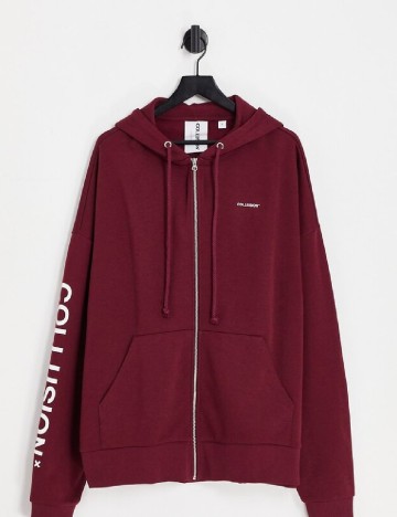 Hanorac Oversize COLLUSION, visiniu