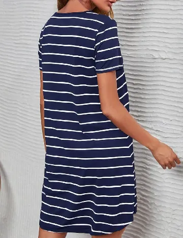Rochie scurta SHEIN, bleumarin Albastru
