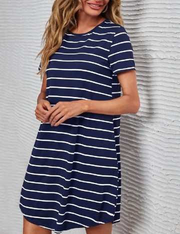 Rochie scurta SHEIN, bleumarin