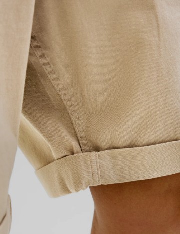 Pantaloni scurti Jack&Jones, maro deschis