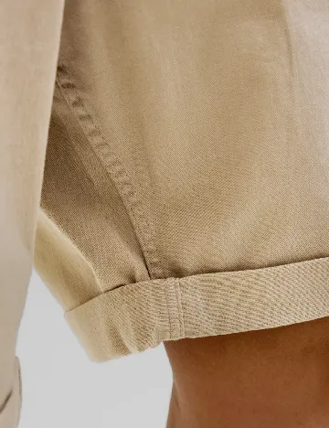 Pantaloni scurti Jack&Jones, maro deschis