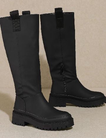 Cizme Stradivarius, negru