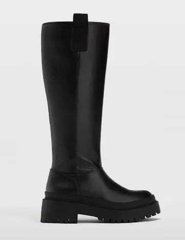 Cizme Stradivarius, negru Negru