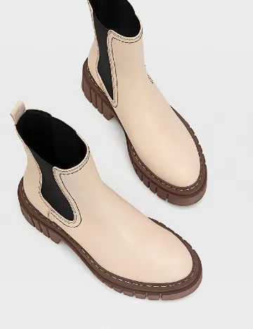 Ghete Stradivarius, crem Crem