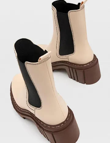 Ghete Stradivarius, crem Crem