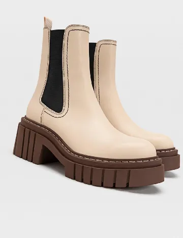 Ghete Stradivarius, crem Crem