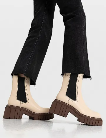 Ghete Stradivarius, crem Crem