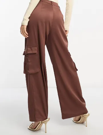 Pantaloni Urban Threads, maro Maro