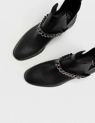 Botine Stradivarius, negru
