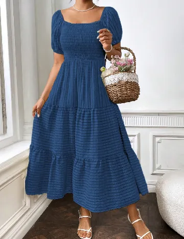 Rochie lunga SHEIN, albastru Albastru