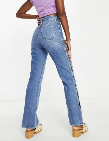 Blugi Top Shop, albastru Albastru