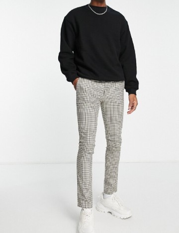 Pantaloni Topman, bej
