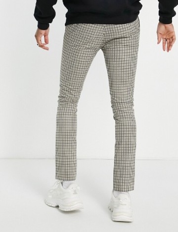 Pantaloni Topman, bej
