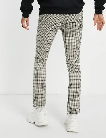 Pantaloni Topman, bej Crem