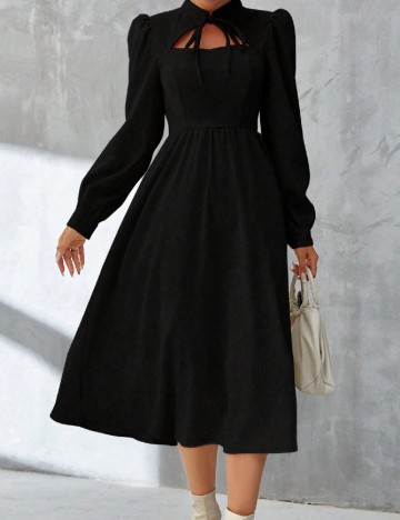 Rochie medie SHEIN CURVE, negru