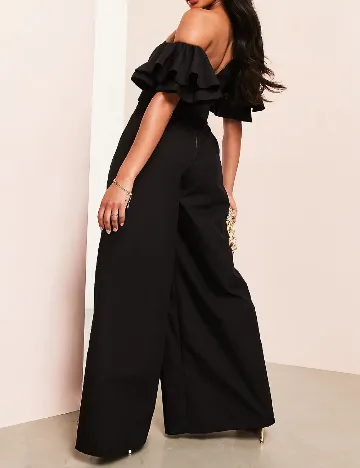 Salopeta ASOS, negru Negru